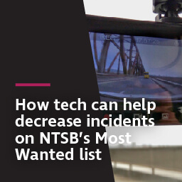 How tech can help decrease incidents on NTSB