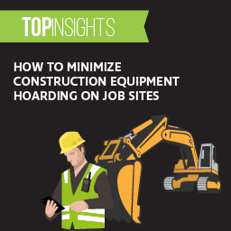 How to minimize construction equipment hoarding on job sites
