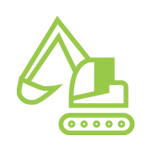 Green RGB Excavator 150X150