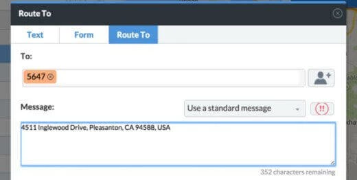 dispatch management - routing