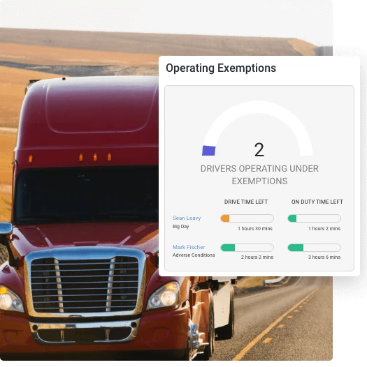 Driver DOT exemptions