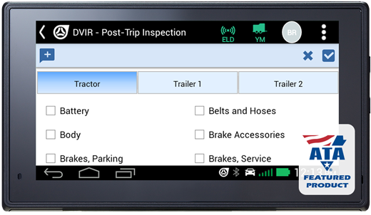 electronic dvir driver vehicle inspection report teletrac navman maintenance records for trucks
